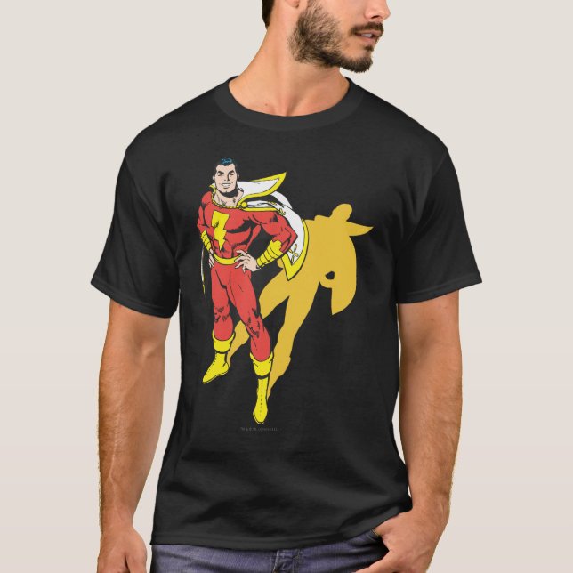 Camiseta Sombra SHAZAM (Anverso)