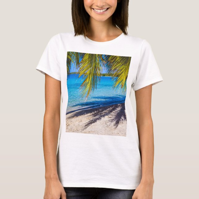 Camiseta Sombras en la playa (Anverso)