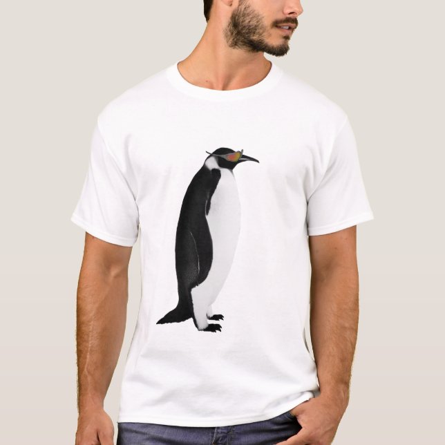 Camiseta Sombras frescas del desgaste de los pingüinos (Anverso)