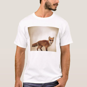 Camiseta ¿sombras que llevan nunca vistas de un zorro?