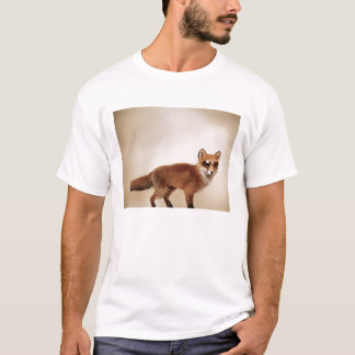 Camiseta ¿sombras que llevan nunca vistas de un zorro?