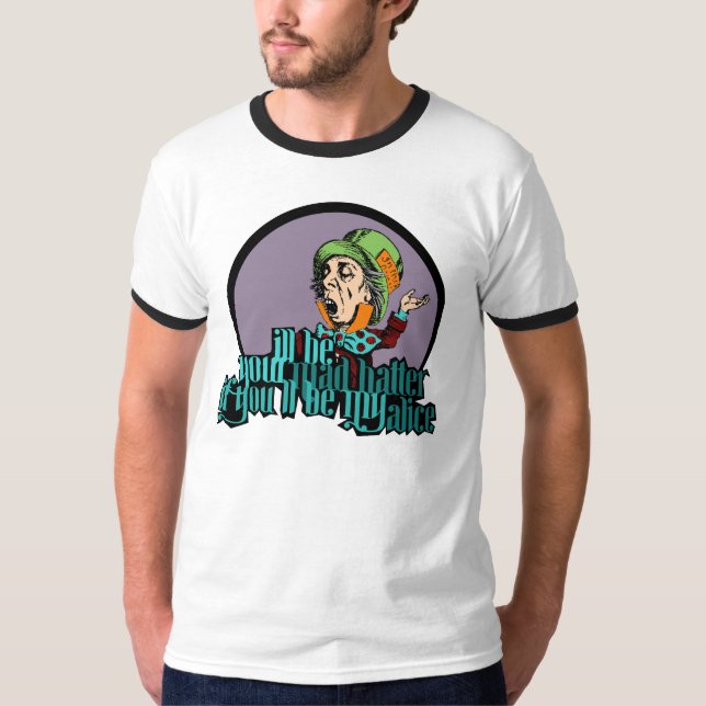 Camiseta sombrerero enojado (Anverso)