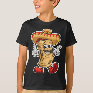 Camiseta Sombrero burrito mexicano cinco de mayo fiesta