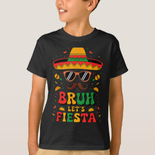 Camiseta Sombrero cara cinco mayo hermano vamos fiesta mexi