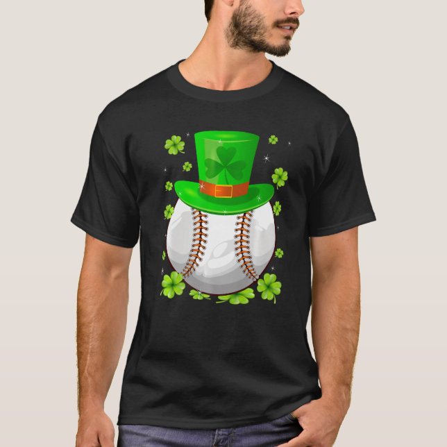 Camiseta Sombrero de béisbol irlandés del Día de San Patric (Anverso)