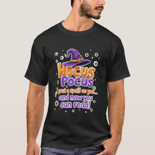 Camiseta Sombrero de Bruja de Halloween Profesora Brujería