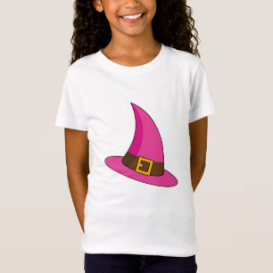 Camiseta Sombrero de Bruja Rosa