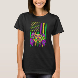 Camiseta Sombrero de Bufón de Videojuego Bandera Americana