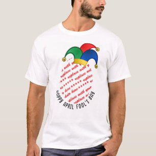 Camiseta Sombrero de Bufón Foto del Día de las Bromas de Ab
