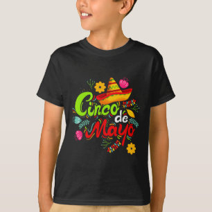 Camiseta Sombrero de fiesta del festival mexicano Cinco De