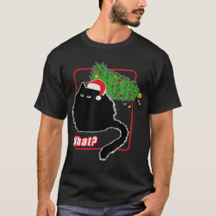 Camiseta Sombrero De Gato Santa Se Aprecia De Las Bromas De