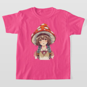 Camiseta Sombrero de hongo caprichoso Fantasía Diseño de la
