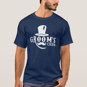 Camiseta Sombrero de la tripulación del novio Cute Engageme