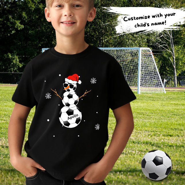 Camiseta Sombrero de Papá Noel con el nombre de un niño (Subido por el creador)