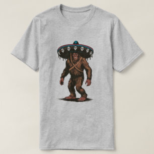 Camiseta Sombrero de pie de playa dia de los muertos México