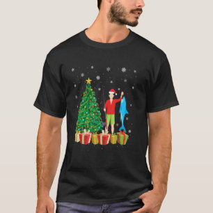 Camiseta Sombrero de Santa de iluminación del árbol de Navi