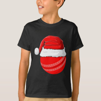 Camiseta Sombrero de Santa de Navidad Cricket 