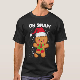 Camiseta Sombrero de Santa de pan de jengibre Oh Snap Galle