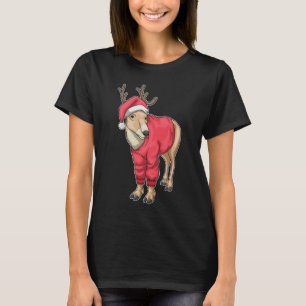 Camiseta Sombrero de Santa de renos de Navidad