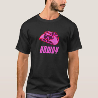 Camiseta Sombrero de vaquera de Howdy de rodeo de equitació
