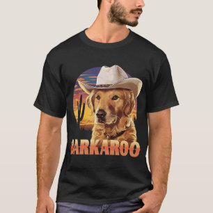 Camiseta Sombrero de vaquero Barkaroo perro retriever dorad