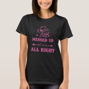 Camiseta Sombrero de vaquero un poco desordenado pero estam