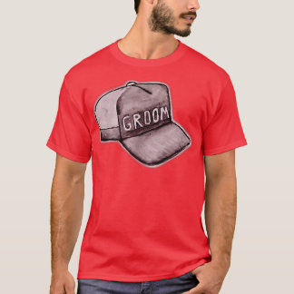 Camiseta Sombrero del Novio Lindo Compromiso Boda Fiesta de