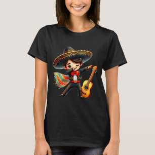 Camiseta Sombrero divertido de Mariachi Cinco De Mayo chico