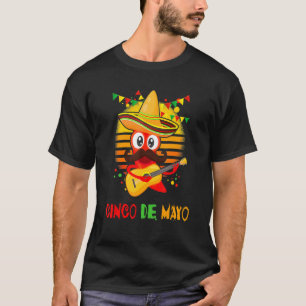 Camiseta Sombrero Mariachi Pepper Sunset Cinco De Mayo