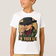 Sombrero Negro Vaquero Retro de Cómic Soy Tu Tipo