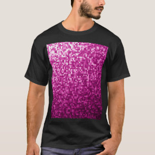 Camiseta Sombrero rosa, plata, secuelas negras