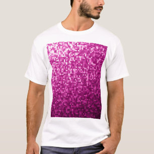 Camiseta Sombrero rosa, plata, secuelas negras