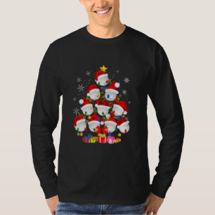 Camiseta Sombrero Santa Con Golf Árbol De Navidad Golfer G