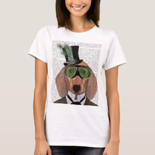 Camiseta Sombrero superior de los gogggggays verdes de Dach