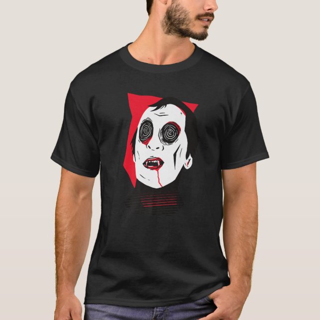 Camiseta Sombrerosos ojos de sangre de vampiros espeluznant (Anverso)