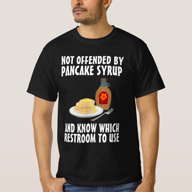 CAMISETA SOMBRILLAS DE PANCAKE Y RESTROOM CONSERVADORES (Anverso)