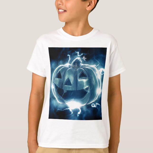 Camiseta Sombrío Jack-o-Lantern (Anverso)