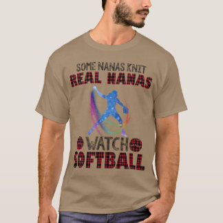 Camiseta Some Nanas Knit Real Nanas Watch Softball Funny fr