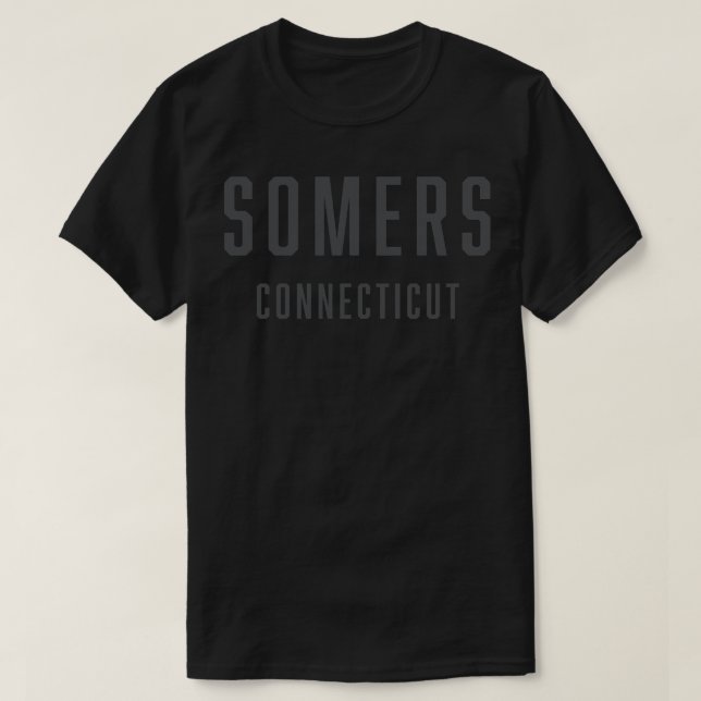 Camiseta Somers Connecticut TShirt (Diseño del anverso)