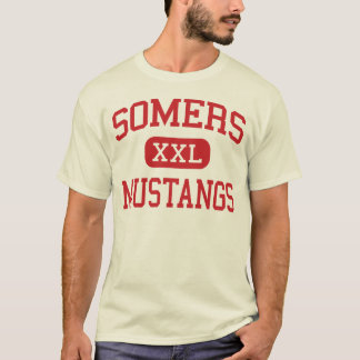 Camiseta Somers - mustangos - escuela secundaria - Somers