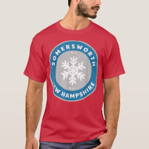 Camiseta Somersworth New Hampshire NE Winter Snow Snowflake