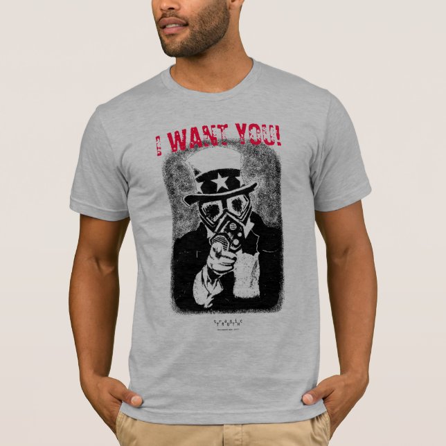 Camiseta someta: muera por la democracia [4376509] (Anverso)