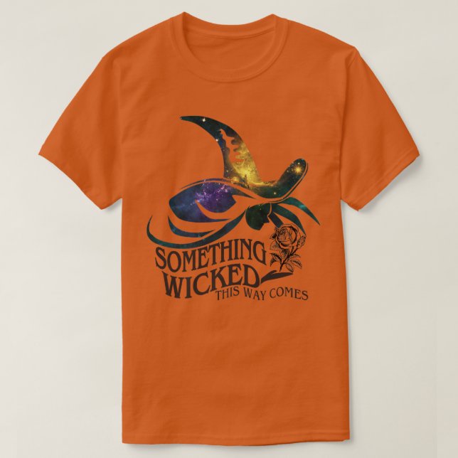 Camiseta Something Wicked This Way Comes Spooky Witches Hal (Diseño del anverso)