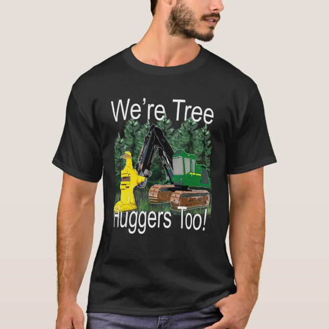 Camiseta Somos abrelatas de árbol demasiado para el registr (Anverso)