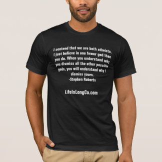 Camiseta somos ambos ateos