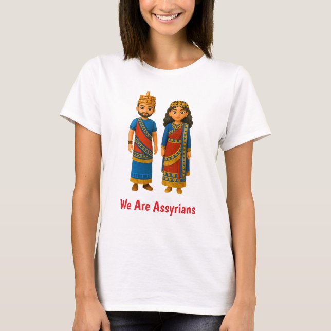 Camiseta Somos asirios (Anverso)