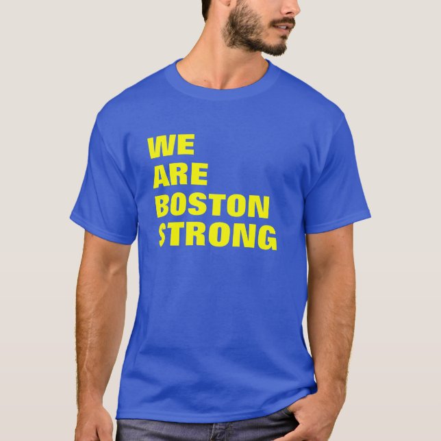 CAMISETA SOMOS BOSTON FUERTE (Anverso)