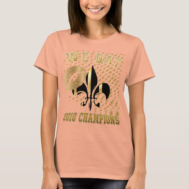 Camiseta ¿Somos campeones de 2010/fleur de Lis/love/kiss? (Anverso)