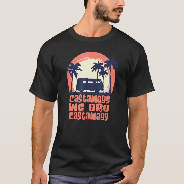 Camiseta Somos Castaways - Beach Vibe Catchy Lyric Heed O (Anverso)