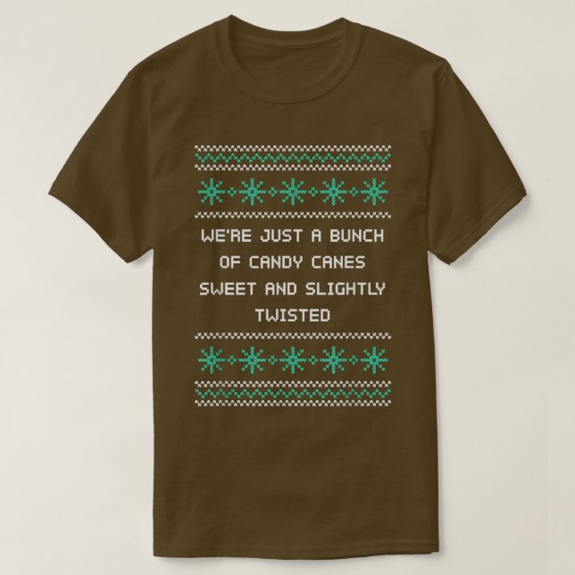Camiseta Somos Chicas de Candy Canes Sweet and Twisted Navi (Diseño del anverso)